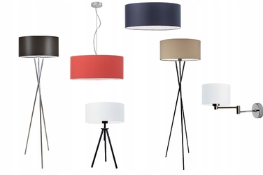 Підлогова лампа Volta Light Factory Marmur, бежева, сучасна, цоколь E27, 60 Вт