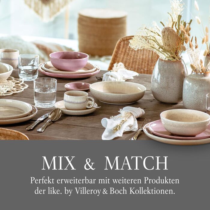 Ваза Lave Home Shoulder від Villeroy & Boch, 12,5x12,5x15,5 см, Бежевий