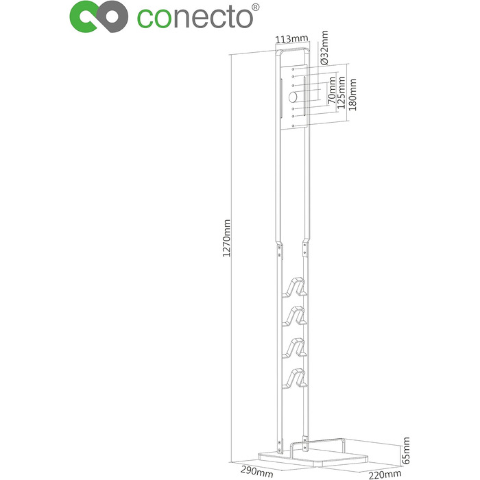 Універсальний тримач для пилососів Dyson V11, V8, V7, V15, V12, V10 - настінна підставка, аксесуари, білий (чорний)