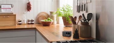 MEDION S66822 Портативне міні-радіо DAB+ з Bluetooth, акумулятор (до 6,5 годин), дисплей, телескопічна антена, таймер сну, будильник, AUX, USB-C, зелений (сірий)