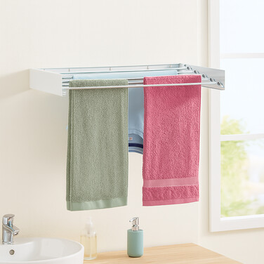 Relaxdays Clothes Rack Wall Mountable Folding