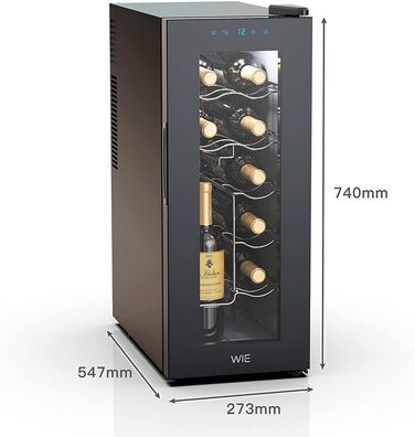 Міні-холодильник для напоїв на 38 літрів з подвійними скляними дверцятами та регульованими полицями. Ідеально для дому, кухні, бару, офісу. Місце для 120 банок соди/пива. Тиха робота, поворотні двері.