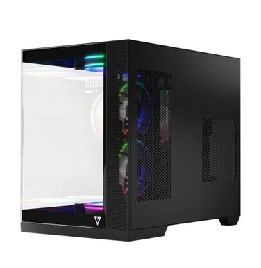 Ігровий корпус для ПК MODECOM VOLCANO PANORAMA ARGB 3F MIDI, сірий