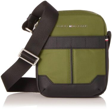 Чоловіча сумка-месенджер Tommy Hilfiger Elevated Nylon Mini Reporter (AM0AM10944), зелена (Mentor Green)