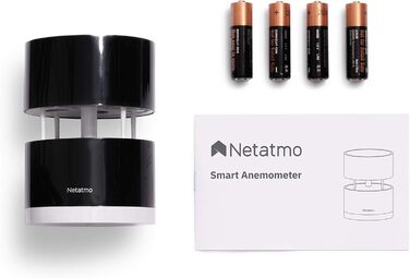 Netatmo Wind Meter for Netatmo Weather Station, black, NWA01-WW, 16 cm