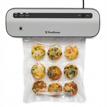 Вакууматор FoodSaver VS1290X, сріблястий, 120 Вт, 28 см