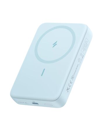 Магнітна бездротова Power Bank Anker Zolo 10000mAh 30W швидка зарядка для iPhone 17/16/15, AirPods, синій