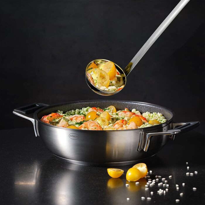 Набір кухонних аксесуарів Pleafind 4 шт. з нержавіючої сталі: половник, шумовка, лопатка, лопатка для вока