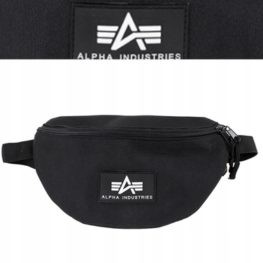 Поясна сумка Alpha Industries Rubber, чорна
