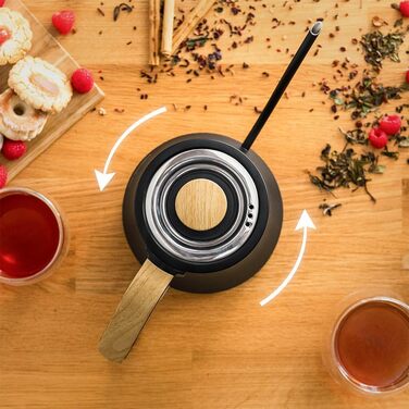 Електричний чайник Cecotec Thermosense 500 Schwan, 1 л, 1200 Вт, антинакипний фільтр, BPA Free, поворотний підставка, дизайн у формі лебедя