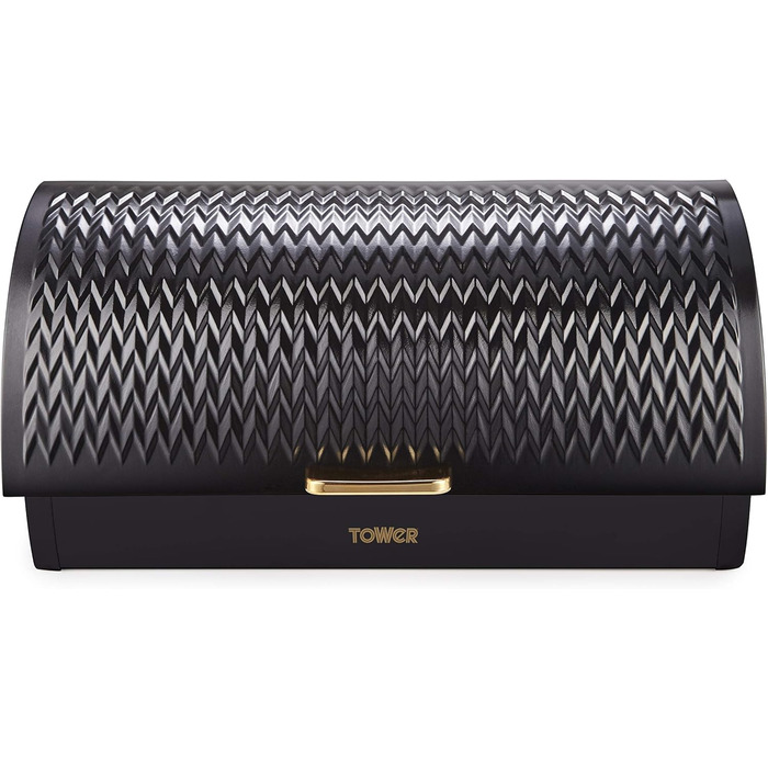 Тoршн TOWER Brotkasten з нержавіючої сталі, чорний, універсальний розмір, T826090BLK