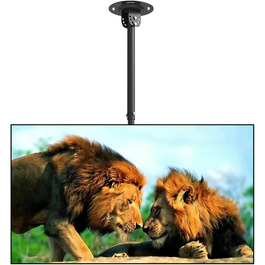 Suptek Height Adjustable TV Wall Mount for LCD LED Plasma Flat Screens - Tilting & Swivel (37-75 inch)