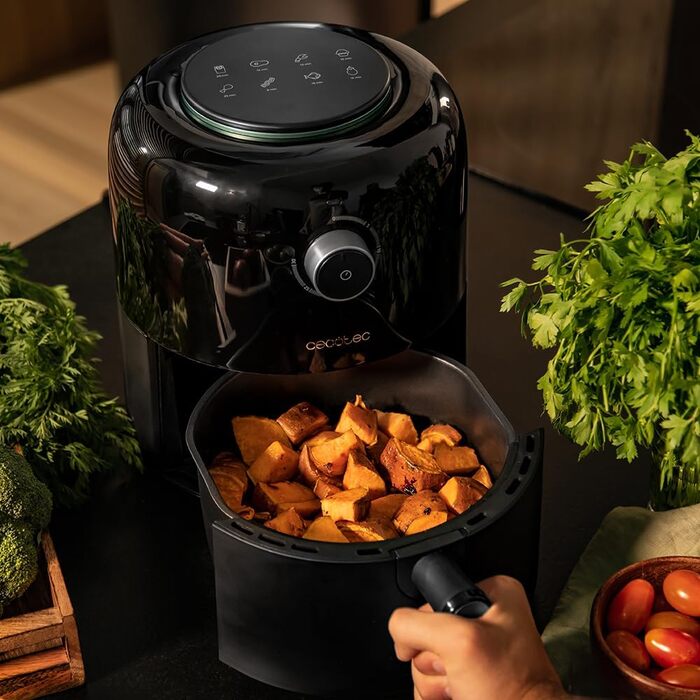 Фритюрниця без олії Cecotec Cecofry Pixel 2500, 2.5 л, 1200 Вт, з таймером та регулюванням температури