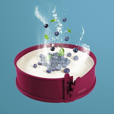 Форма для випічки Springform Coox з порцеляновою основою ⌀ 26 см бордового кольору - для випікання та подачі