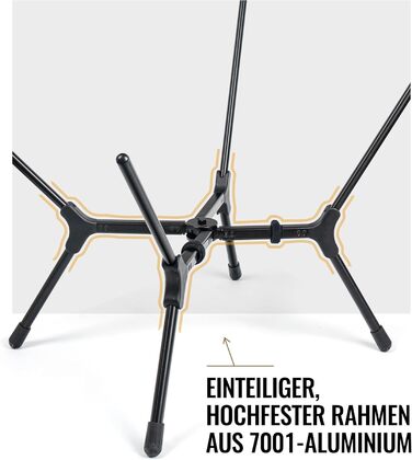 Кемпінговий стілець OneTigris OASISFLEX розкладний, висока спинка, до 150 кг, коричневий