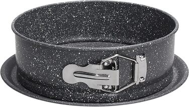 Форма для випічки Tognana Pure Roq, 22 см, знімний корпус, алюміній, чорний колір