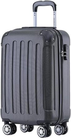 Набір валіз Beibye Hartschalen: M, L, XL (4 колеса) - темно-зелений, чорний