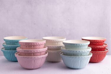Mason Cash Stoneware Mixing Bowl 26 cm, Light Blue, 2.7 L, Dough Bowl for Bread Dough, Cake Dough or Pizza Dough, made of high-quality, chip-resistant stoneware, large dough bowl