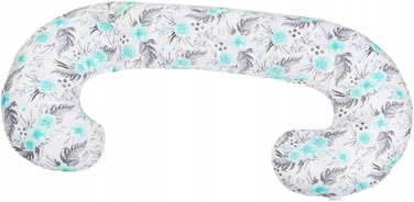 Подушка для сну Babymam, біла, силіконові кульки, 3в1