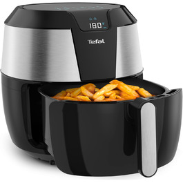 Аерофритюрниця Tefal Easy Fry XXL 5,6 л, 1850 Вт, 8 програм, електрична, без олії, нержавіюча сталь, енергозберігаюча, цифровий дисплей