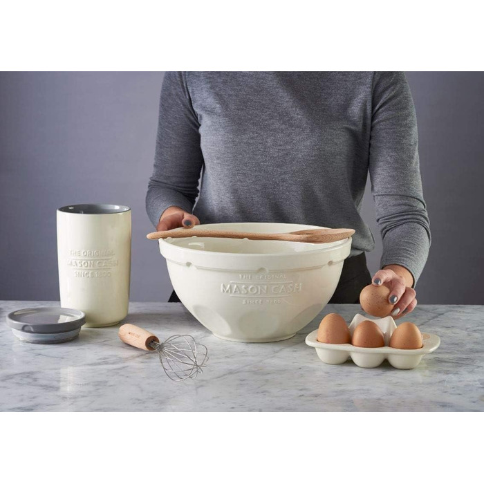 Mason Cash Innovative Kitchen - Mixing Bowl, White. 5 Liters