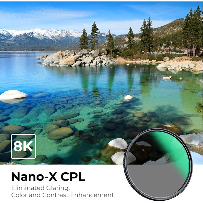 Поляризаційний фільтр K&F Concept Nano X-Serie CPL 40.5mm з багатошаровим покриттям MRC (39mm)