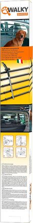 Перегородка для автомобіля Dobar® 62200 Walky Barrier - захист для собак, багажник, нержавіюча сталь, 28-36 x 82-141 см, чорний