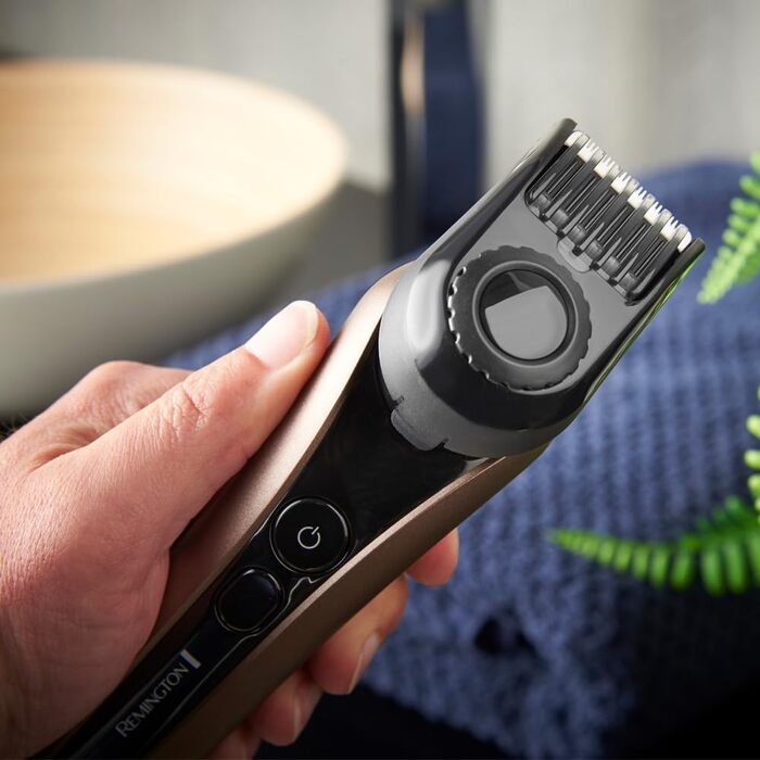 Електричний голчастий верстат Remington X5 (XR1755) з гібридною системою SynX: для чоловіків, гоління мокрою та сухою, з тримером, бронзовий