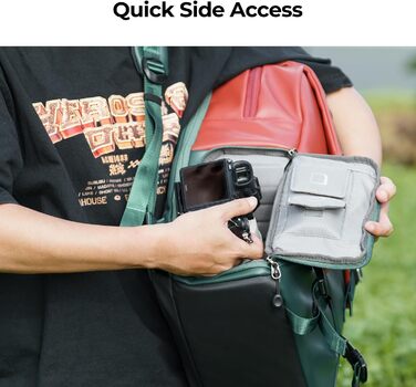 Рюкзак для камери K&F Concept 20L, з відділенням для ноутбука 15.6