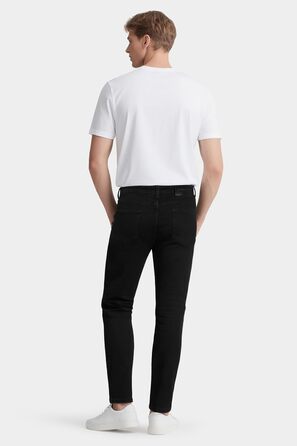 Чоловічі джинси GINGTTO Slim Stretch Skinny чорні 34W/32L