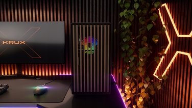 Корпус для ПК Krux Helio Mini Tower, чорний