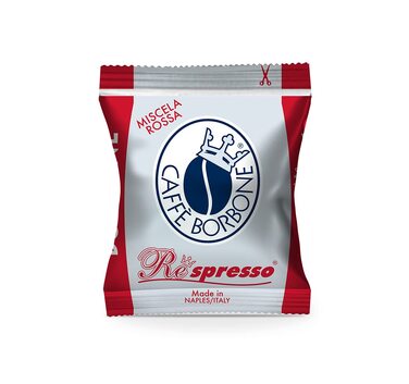 Кава в капсулах Caffè Borbone Respresso Rote Mischung (Червона суміш), сумісні з Nespresso, 100 шт