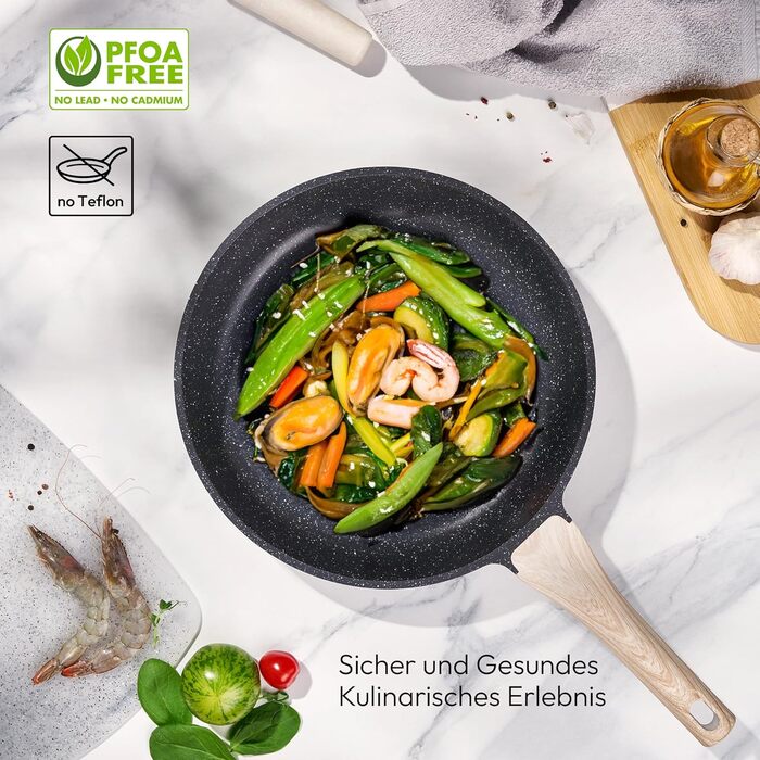 Набір каструль та сковорідок JUST PERFECTO Induktion (14-15 частин) - нержавіюча сталь, без PTFE та PFOA