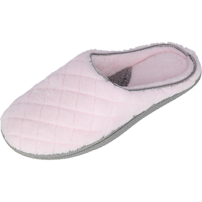 Dearfoams Leslie: жіночі тапочки-клоги з м'якою підошвою та піною з пам'яті, широка посадка, колір Medium Fresh Pink