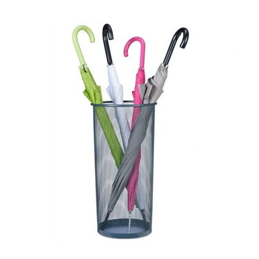 Relaxdays Umbrella Stand Metal Mesh