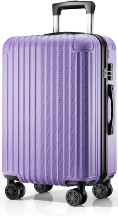 Набір валіз 3 в 1, жорсткий корпус, темно-зелений (з темно-зеленим та світло-фіолетовим)