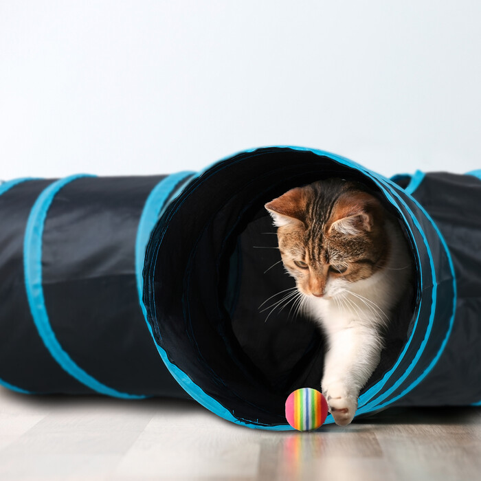 Relaxdays Collapsible Cat Tunnel - 3 Ways