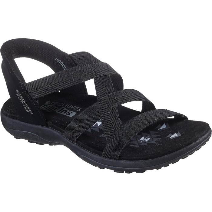 Сандалі жіночі Skechers Reggae Slim Stretch Flex Slip-Ins чорні 39 EU