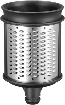 KitchenAid KSMVSA + KSMEMVSC Vegetable Chopper Set, Stainless Steel, Silver, White, 7-Piece