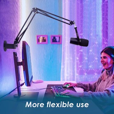 Кріплення для мікрофона YOUSHARES з металевою клямкою та поп-фільтром для Shure MV7