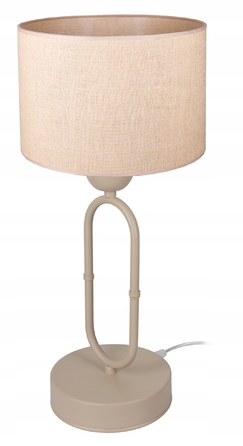 Стильна настільна нічна лампа з абажуром у стилі бохо та лофт, джут, LED E27