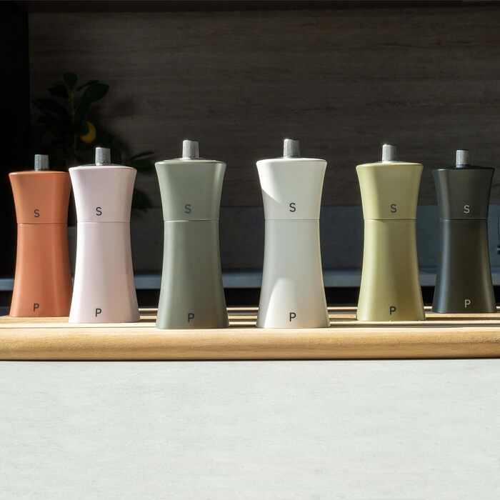 Набір для солі та перцю Grunwerg 2-в-1, пластиковий, білий