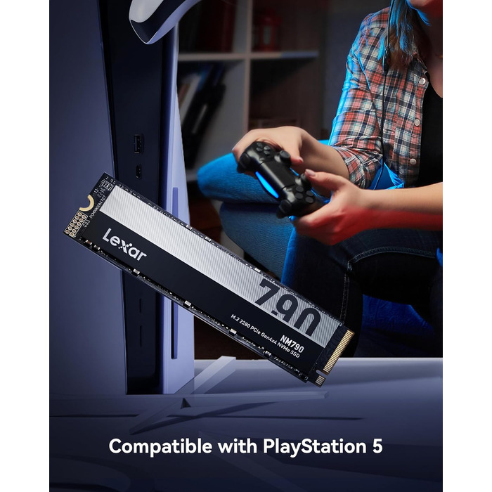 Lexar NM790 2TB SSD NVMe PCIe Gen4x4: Швидкий диск для PS5, ПК, ноутбука, геймерів