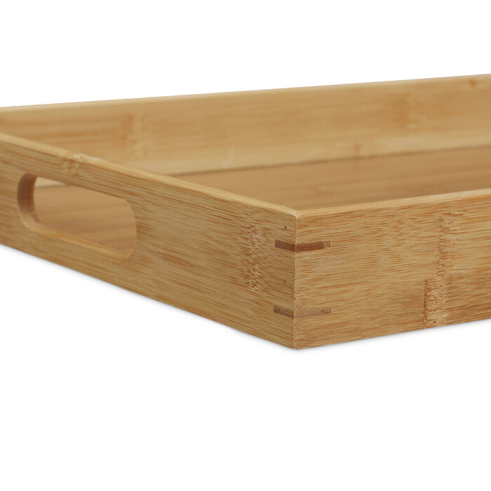 Relaxdays Serving Tray 2-Piece Bamboo Set