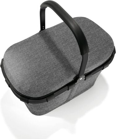 Термосумка-кошик reisenthel carrybag iso з кришкою, водонепроникна, для покупок, срібляста