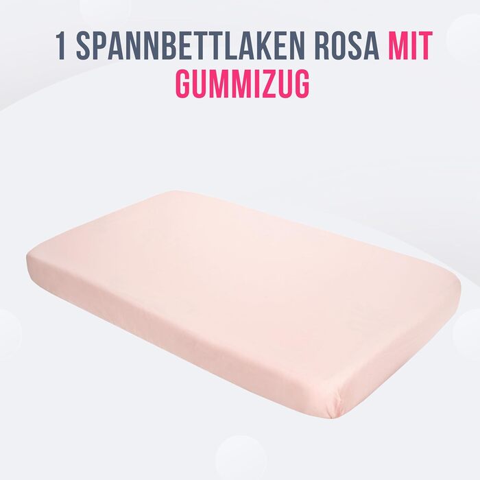 Простирадла для ліжечка Chicco Next2Me, 2 шт, 100% бавовна + водонепроникний наматрацник, Oeko-TEX, сумісні з Kinderkraft UNO, 83x50 см, GOYSILA