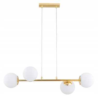 Підвісна люстра Elko-Lighting Milo Gold на 4 точки освітлення, цоколь E27