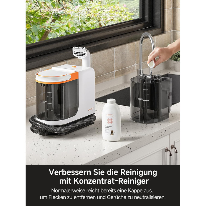 Uwant B300 Pro: Професійний очищувач меблів та килимів, 18000 Па, для диванів, килимів та матраців