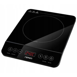 Індукційна плитка Raven EKI001, 2000 Вт, діаметр до 26 см, чорна