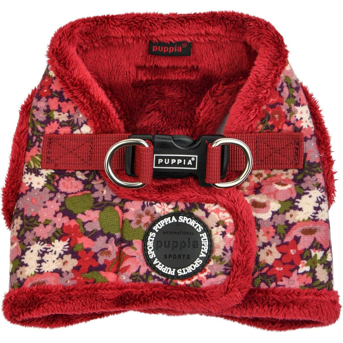 Шлейка для собак Пуппія Gianni Harness B - червона, S, регульована та комфортна